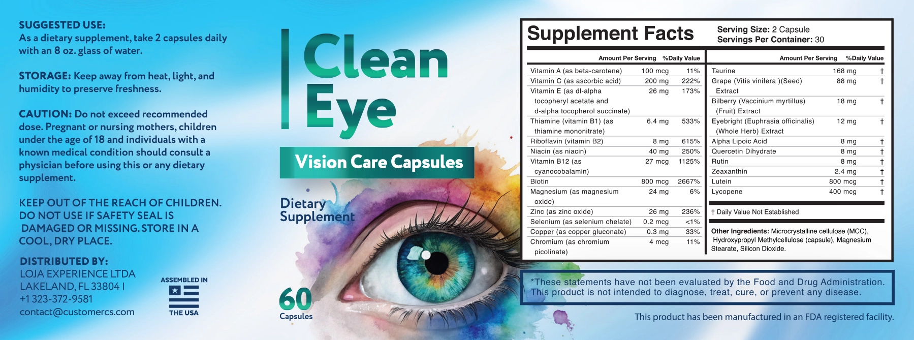 CleanEye BHB FDA Approved